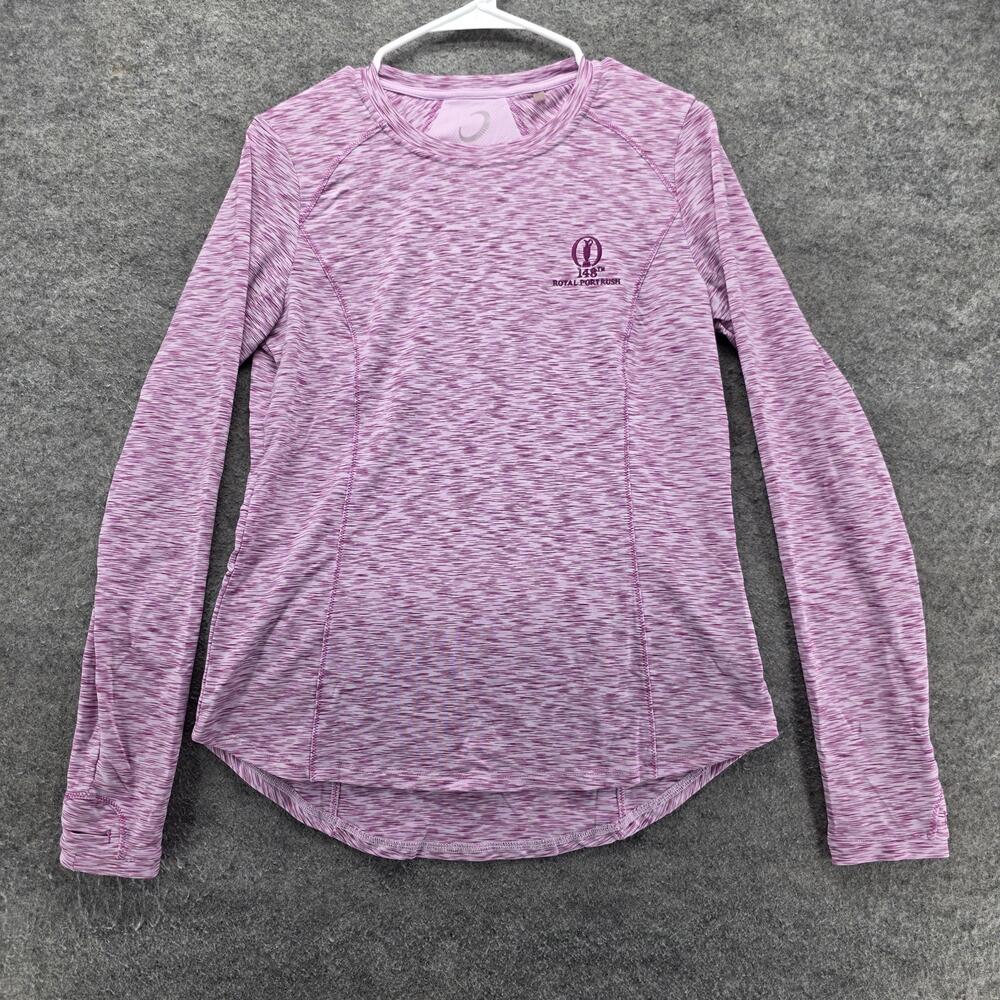 Zero Restriction T-Shirt Womens S Pink Crewneck Long Sleeve Moisture Wicking